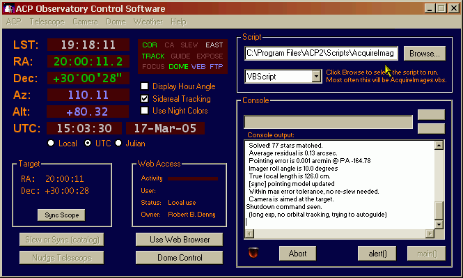 acp observatory control software download