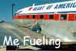 Me on the wing, fueling